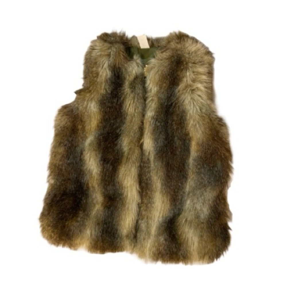 GAP Kids Faux Fur Vest Small
